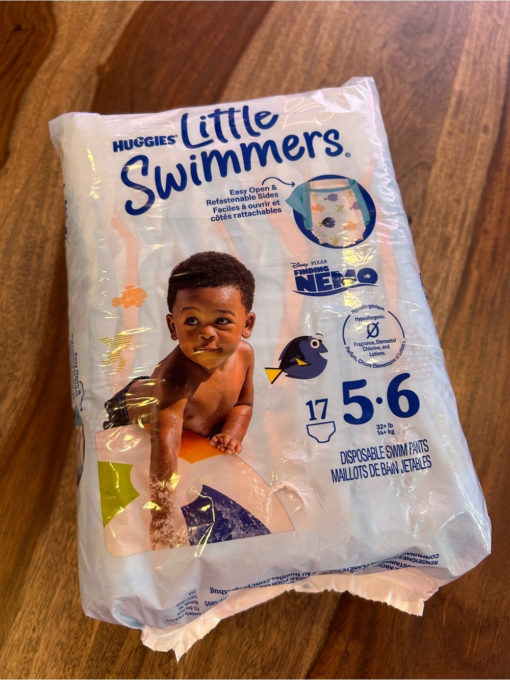 Huggies Little Swimmers Disposable Swim Pants - White/Blue